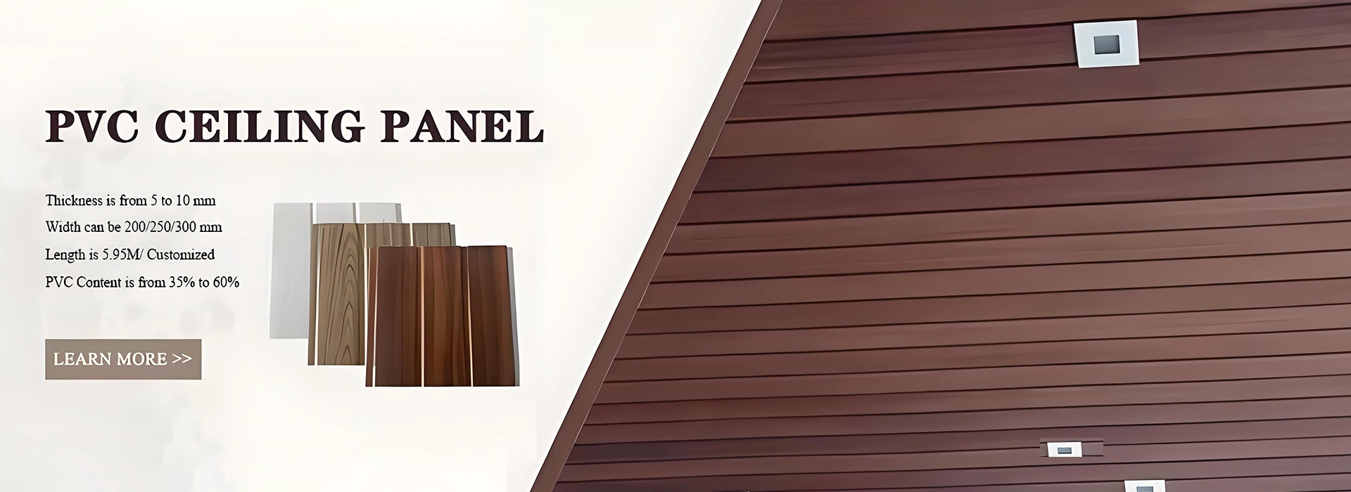 Pengilang dan pembekal panel siling PVC